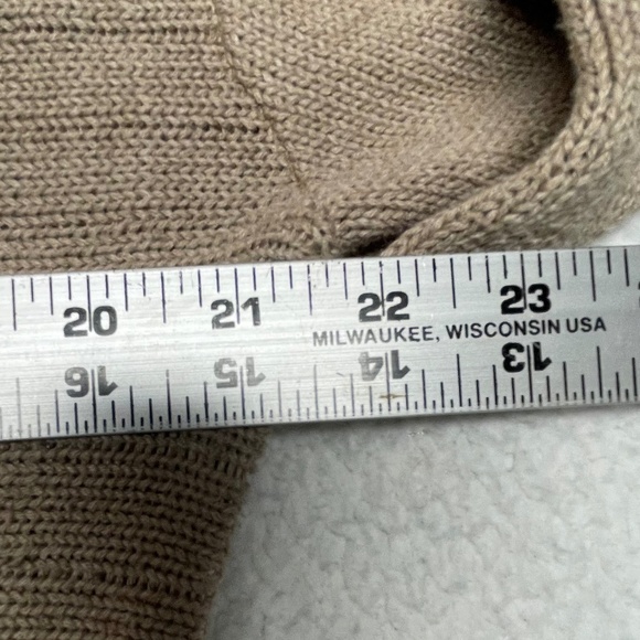 Women’s XL Beige NY Collection Cardigan Sweater - Picture 13 of 15